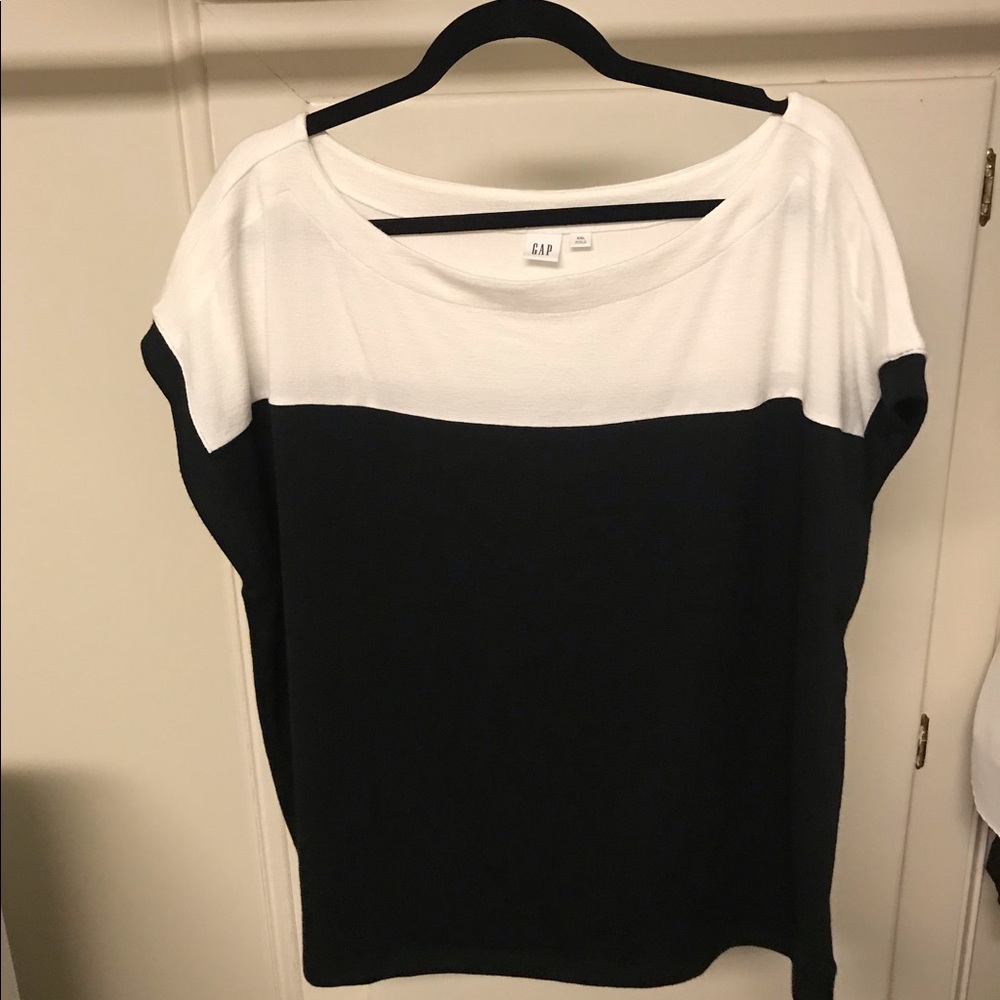 LIKE NEW GAP DOLMAN SWEATER COLOR BLOCK SIZE XXL